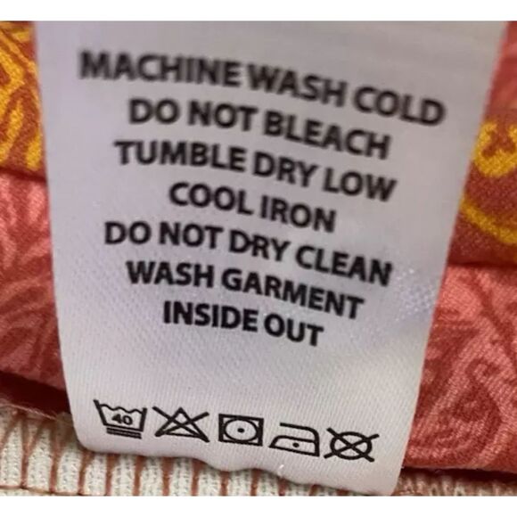 Spartina 449 Maren Pull-On Pants Womens XL Mid Rise Boho Paisley Stretch Casual - Picture 11 of 11